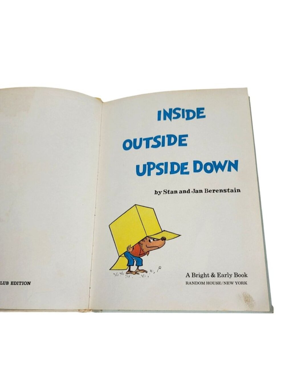 Bernstain Bears Dr. Seuss Book Lot Inside Outside Upside Down Bears on Wheels In - Picture 3 of 12